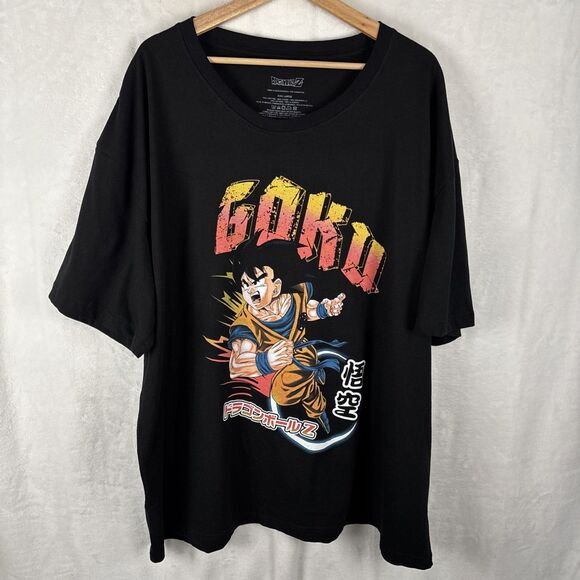 Dragon Ball Z Goku Tee Black Size 3XL Mens T-Shirt Bird Studio Toei NWOT - Picture 1 of 5